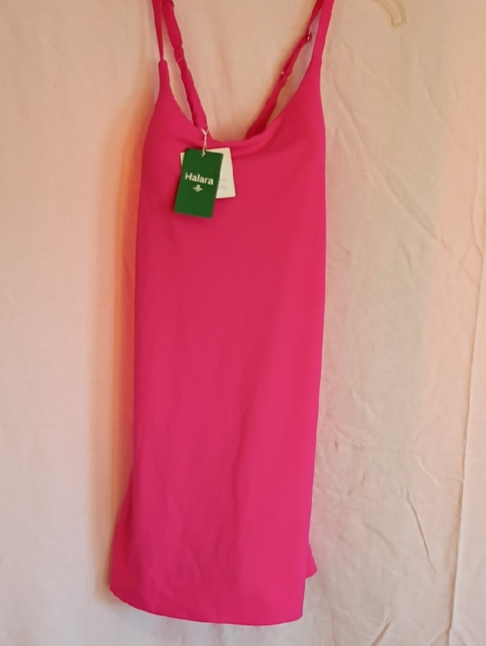 HALARA Hot Pink Slip Dress